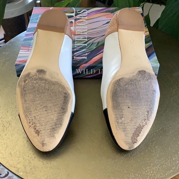 Calvin Klein - Caela - Black and White Flats - 5 - Picture 6 of 6